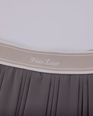 Double Pleated Band Skirt - Cocoa