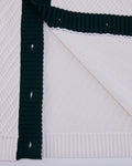 Color Scheme V-neck vest - White