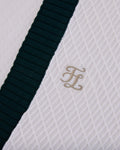 Color Scheme V-neck vest - White