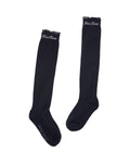 Frill point knee socks - Black