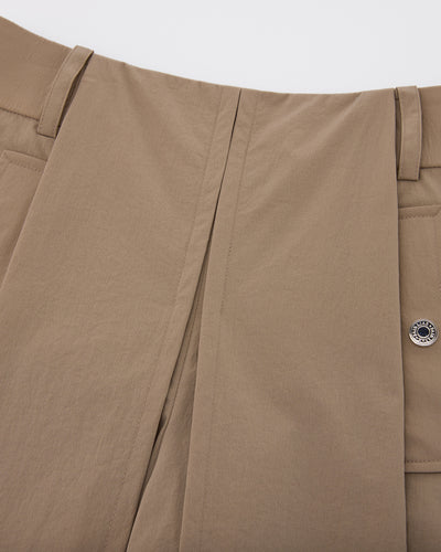 Hidden Culottes Short Pants - Beige