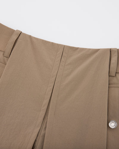 Hidden Culottes Short Pants - Beige