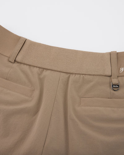 Hidden Culottes Short Pants - Beige