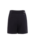 Hidden Culottes Short Pants - Black