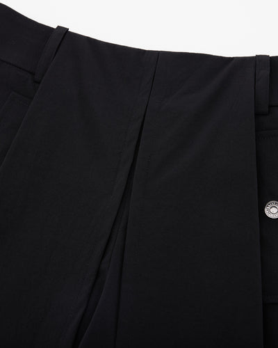 Hidden Culottes Short Pants - Black