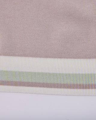 Color Combination Crop Knit - Green