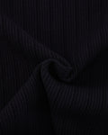 Ribbon shirring knit - Black