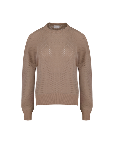 scotch round knit - Beige