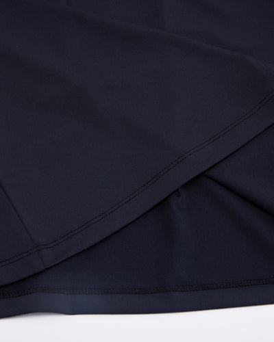 Front shirring short sleeve t-shirt - Black