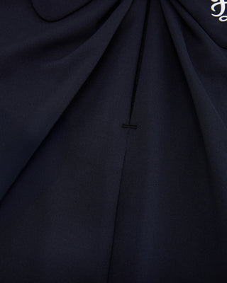 Front shirring short sleeve t-shirt - Black