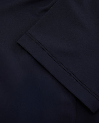 Front shirring short sleeve t-shirt - Black