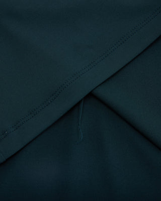 Front shirring short sleeve t-shirt - Dark Green