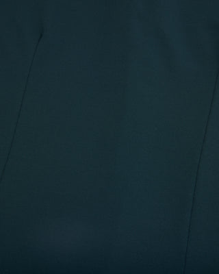 Front shirring short sleeve t-shirt - Dark Green