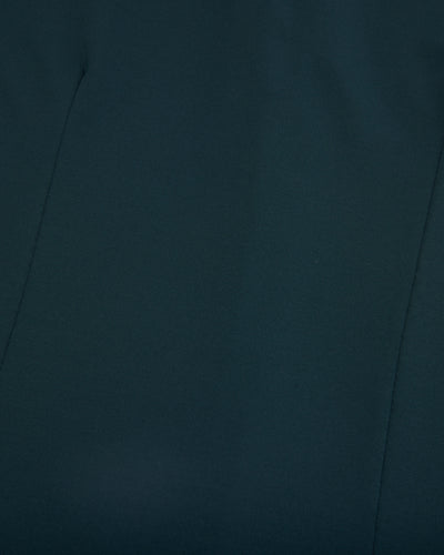 Front shirring short sleeve t-shirt - Dark Green