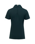 Front shirring short sleeve t-shirt - Dark Green