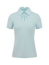 Front shirring short sleeve t-shirt - Mint