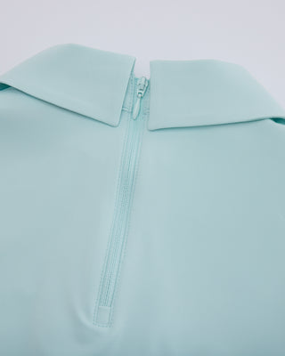 Front shirring short sleeve T Shirt (Mint)