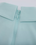 Front shirring short sleeve t-shirt - Mint