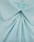 Front shirring short sleeve t-shirt - Mint