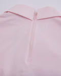 Front shirring short sleeve t-shirt - Pink