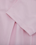 Front shirring short sleeve t-shirt - Pink