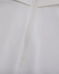 Front shirring short sleeve t-shirt - White