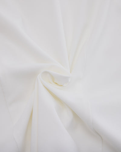 Front shirring short sleeve t-shirt - White