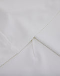 Front shirring short sleeve t-shirt - White
