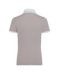 Double color collar t-shirt - Beige