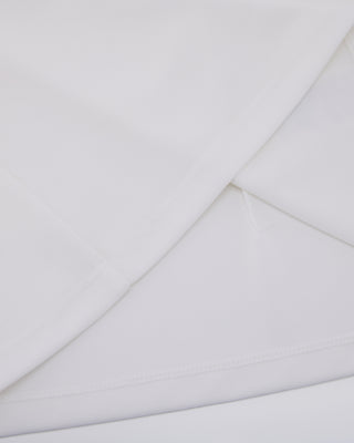 Double Color Collar T-shirt - White