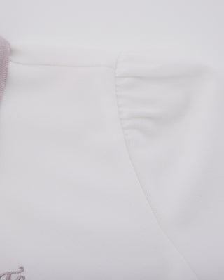 Double Color Collar T-shirt - White