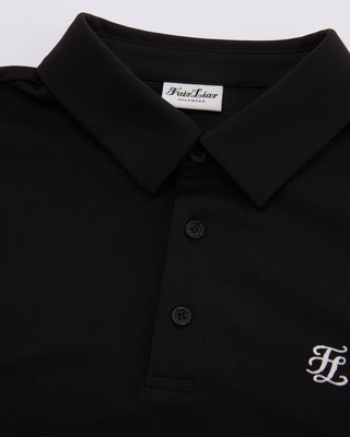 Men's Loose Fit Polo T-shirt - Black