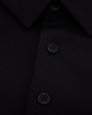 Men's Loose Fit Polo T-shirt - Black