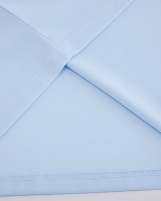 Men's Loose Fit Polo T-shirt - Light Blue