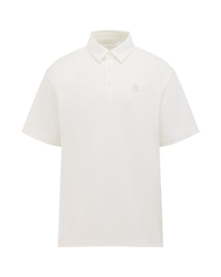 Men's Loose Fit Polo T-shirt - White