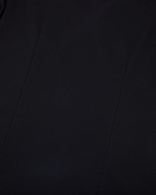 Lettering Scarf Short Sleeve T-shirt - Black