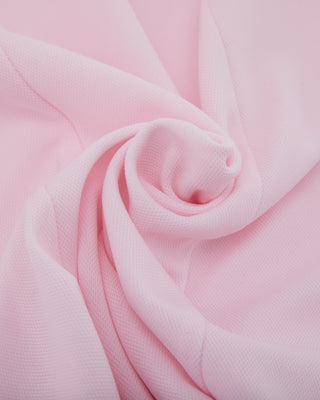 Lettering Scarf Short Sleeve T-shirt - Pink