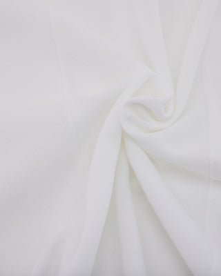 Lettering Scarf Short Sleeve T-shirt - White