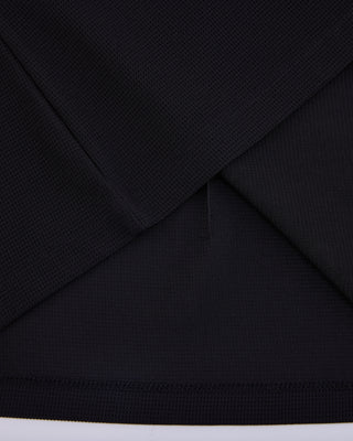 Puff Sleeve Collar T-shirt - Black