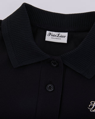 Puff Sleeve Collar T-shirt - Black