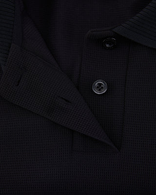Puff Sleeve Collar T-shirt - Black