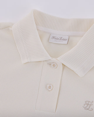 Puff Sleeve Collar T-shirt - Cream
