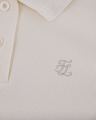 Puff Sleeve Collar T-shirt - Cream