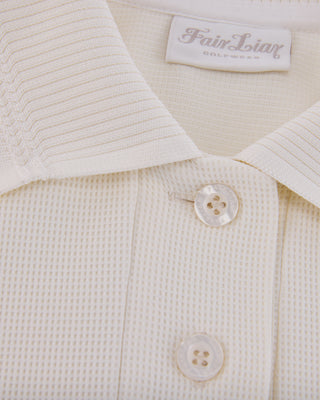 Puff Sleeve Collar T-shirt - Cream