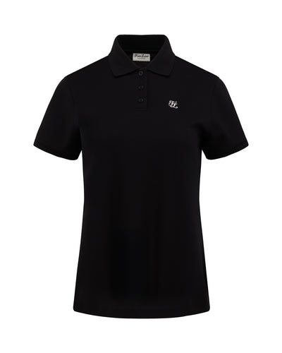 Fair Liar loose fit polo t-shirt - Black