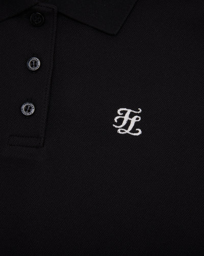 Fair Liar loose fit polo t-shirt - Black