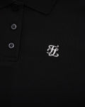 Fair Liar loose fit polo t-shirt - Black