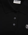 Fair Liar loose fit polo t-shirt - Black