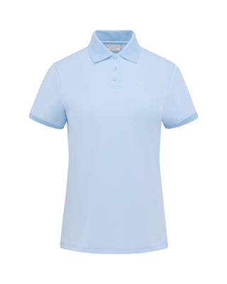 Fair Liar loose fit polo t-shirt - Light Blue