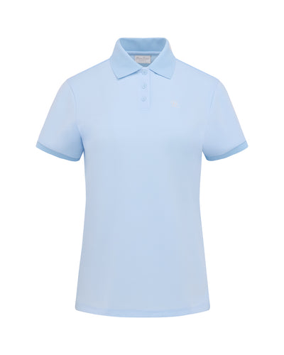 Fair Liar loose fit polo t-shirt - Light Blue